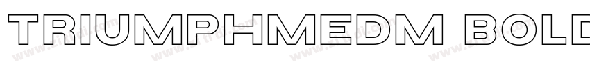 TriumphMedm BoldIta字体转换